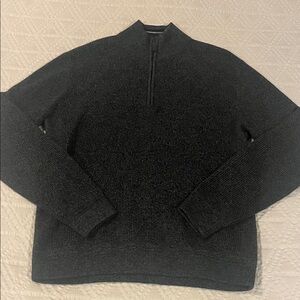 Ted Baker Charcoal Zip-Up Sweater size men’s 5. Never worn